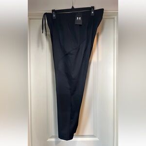 Womens Large Under Armour Unstoppable Hybrid Pant Black 1379115 Pockets New Tag